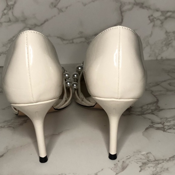 Coutgo Womens Pointed Toe D'Orsay Mid Stiletto Heel S- 6.5 - Picture 3 of 13